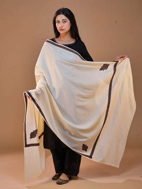 Women's Hand Embroidery Wool Shawl